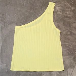 Ribbed One Shoulder Tank